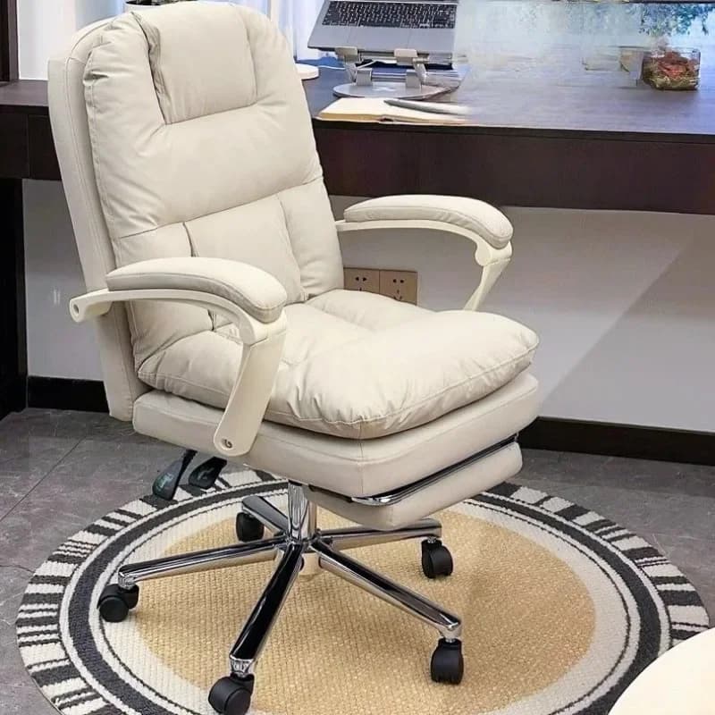 - + Supporto Sedia da ufficio di lusso Studio Design ergonomico Sedia da ufficio per computer Cuscino da gioco Cadeiras De Escritorio Accessori per la casa