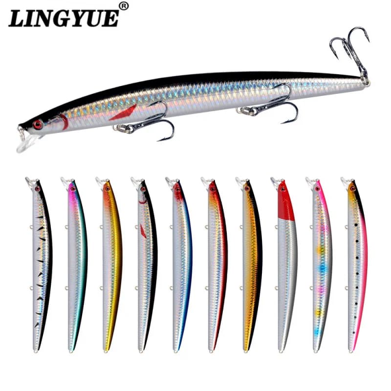10 PEZZI 2 # Fishing hooks reinforced by 18 cm and 24 g, large artificial baits for sea fishing, fishing gear for minnow, fishing hooks, fishing accessories - Hot sale!