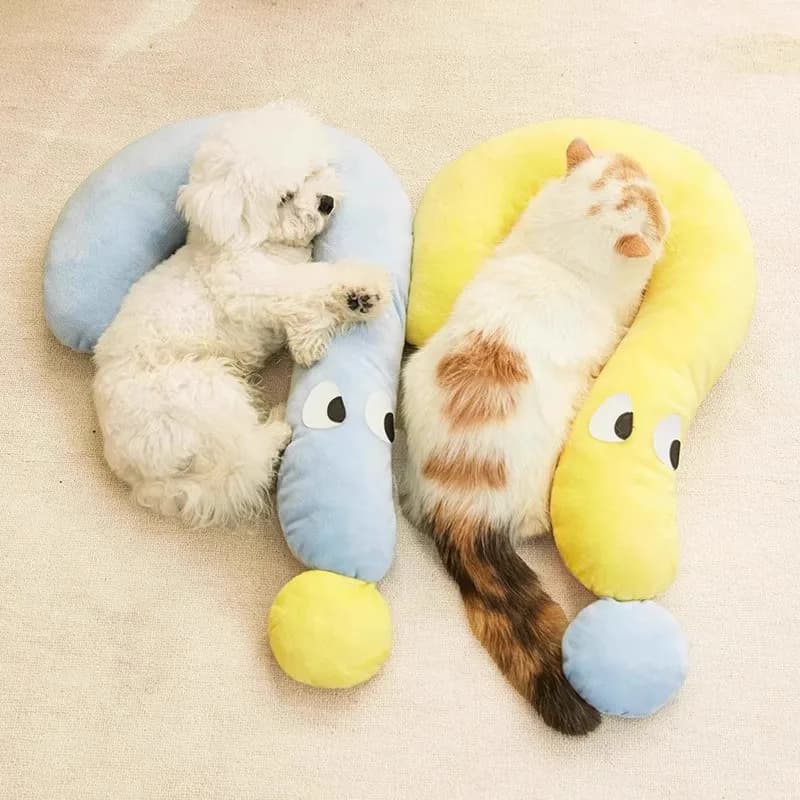 Winter Pet Little Pillow U-Shaped Neck Protector Deep Sleep for Puppy Kitten Pillow Dogs Cats Headrest Sleep Pillow Pet Supplies