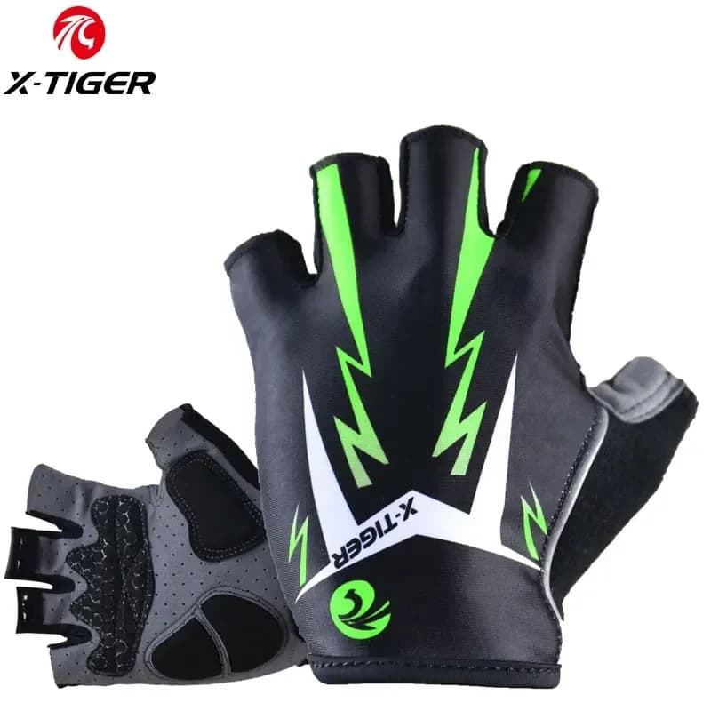 Cycling Gloves X-TIGER Mezze dita Riding Gloves for Bike MTB Motorcycle Cycling Gloves Climbing Accessories