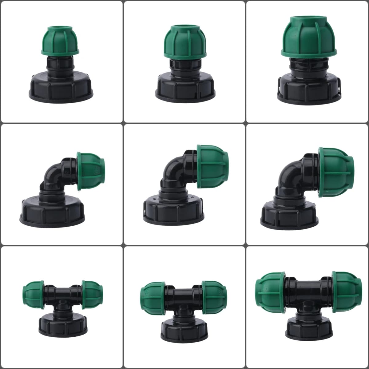 IBC Tank Fittings IBC Tank S60 at 20/25/32mm Adapter for PE pipe Garden irrigation Fast connector IBC tank adapter