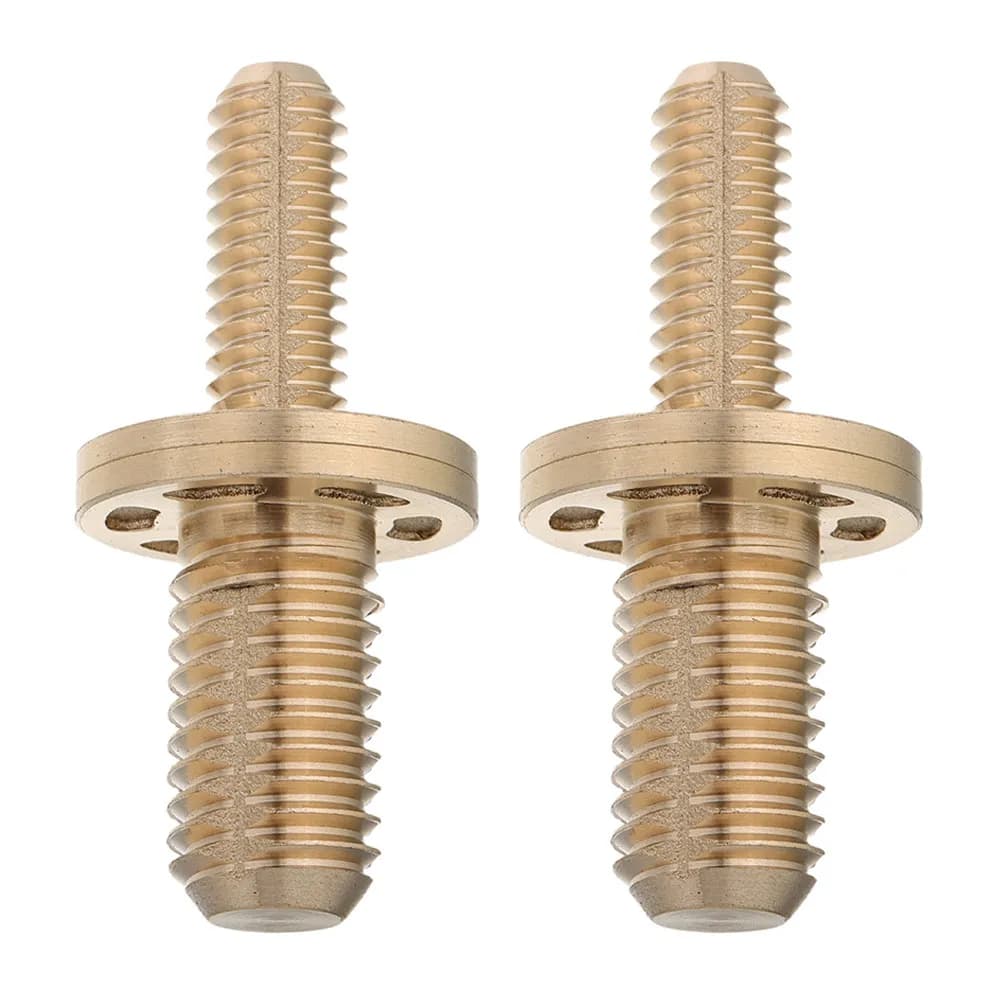 2 Pezzi Accessori per Stecche da Biliardo, Viti di Giunzione in Ottone, Viti di Estensione per Stecche da Biliardo con Design Anti-sfilacciamento per Casa, Club e Tornei