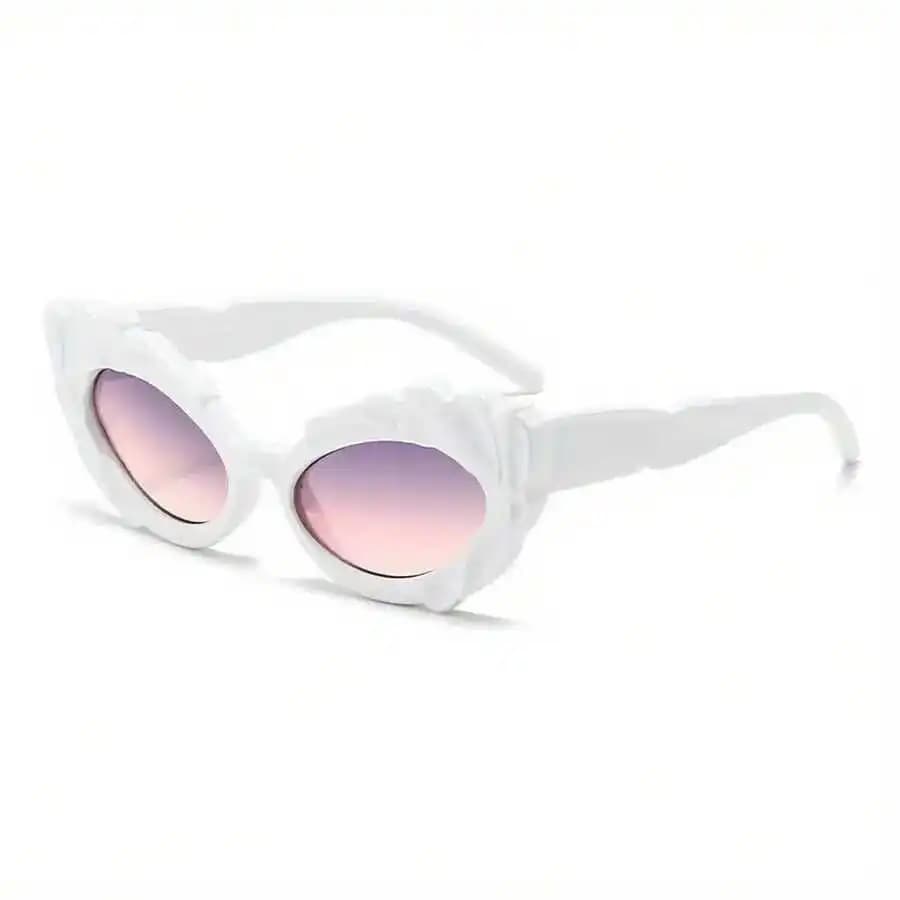 1 Piece Of High-End Women's Cat-Eye Glasses, Featuring A Stylish Design And Colorful Accents, Perfect For Street Fashion And