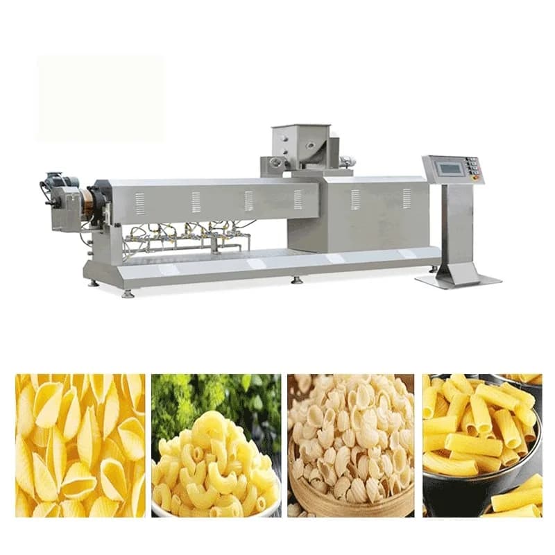 Maccheroni Varie forme Pasta a spirale Shell Macchina per la produzione di pasta Linea di produzione di pasta a spirale