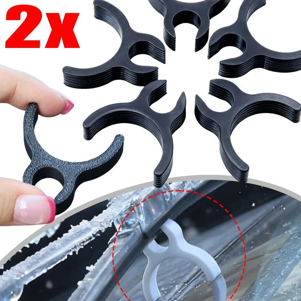 2 pezzi supporto per spazzole tergicristallo supporto sollevatore antigelo accessori per auto invernali protezione per il ghiaccio da neve separatore universale per tergicristallo
