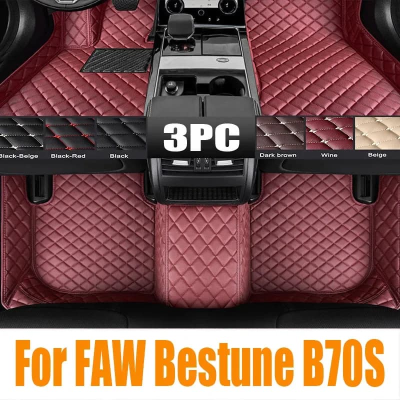 Tappetino per auto per FAW Bestune B70S 2022 2023 2024 TPE Piede impermeabile Rivestimento interno Tappetino per tappeti Vassoio di copertura personalizzato Accessori 06