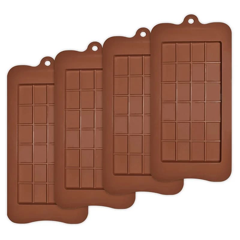 Stampi per cioccolato Break-Apart Stampi per proteine e barre energetiche in silicone antiaderente per uso alimentare Fai facilmente un delizioso stampo per cioccolato