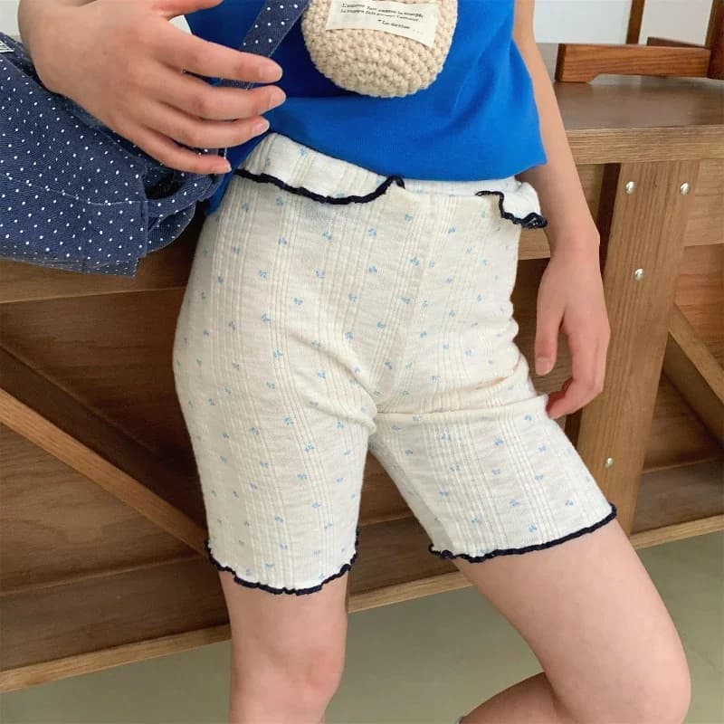 Love Wave Dot cotton breathable cycling shorts with new summer 2025 ears