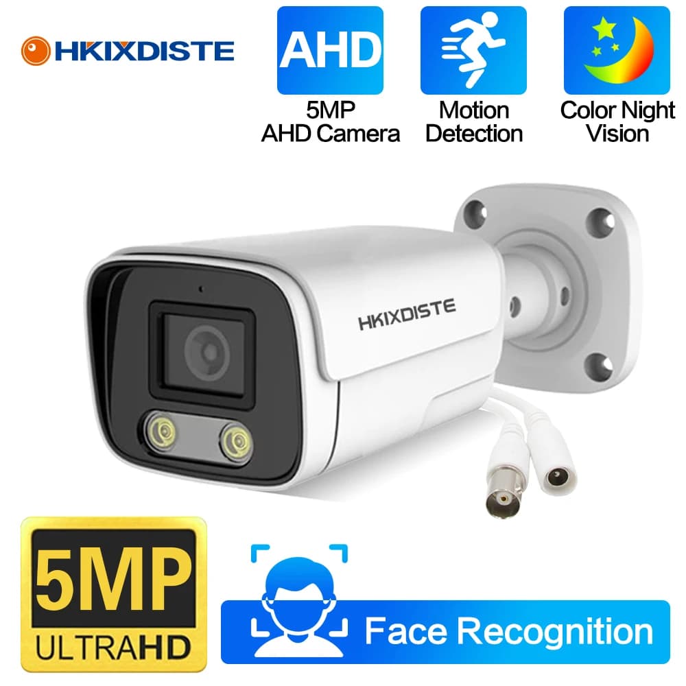 BNC 5MP Outdoor CCTV Security Camera AHD Camera Bullet Camera Analog Color Video Camera for Night Vision