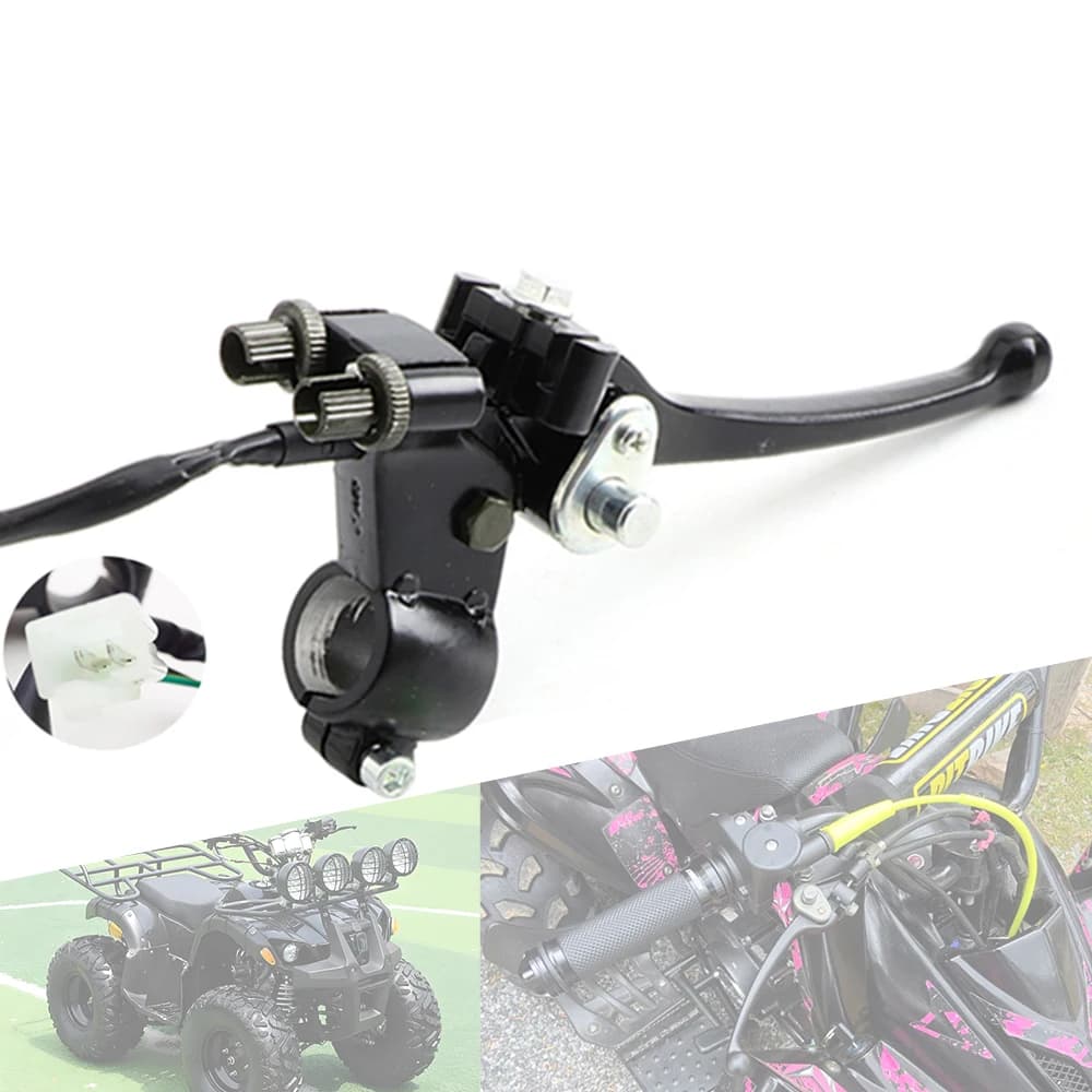 Leva Freno Doppia in Lega da 7/8'' (22mm) per ATV Cinesi 49cc 50cc 70cc 90cc 110cc, Quad, Go Kart, Bici a Benzina e Ricambi E-Bike