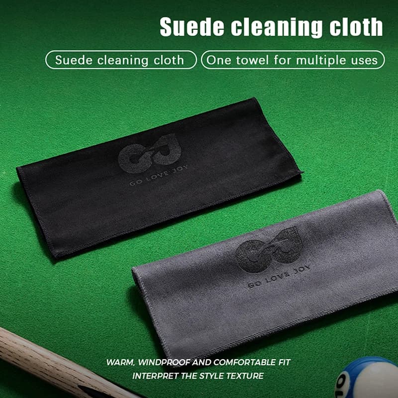 {MAX-66} 1 Pezzo Panno Multiuso Durevole e Morbido per la Pulizia di Stecche da Biliardo, Panno in Microfibra Lavabile per la Pulizia di Stecche da Snooker