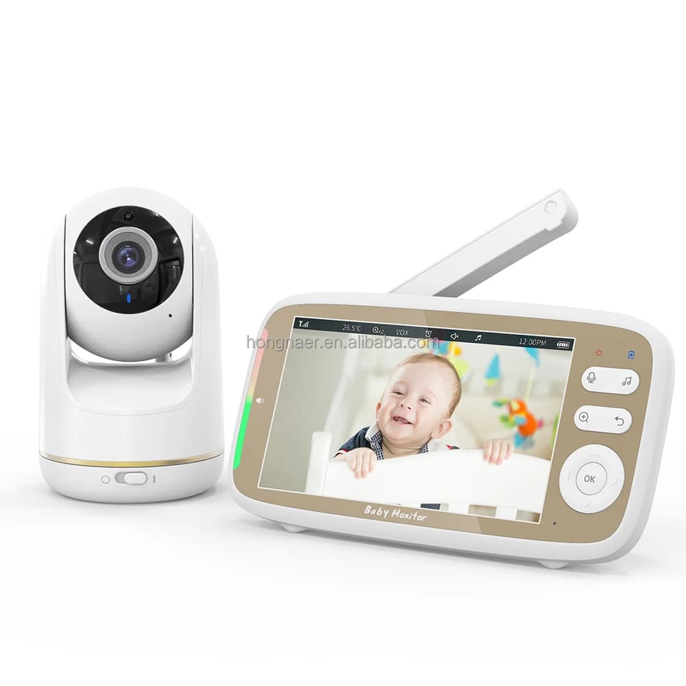 Hongnaer Home Audio Baby CCTV Sicuro Sleeping Surveil Monitor Telecamera VB803 LCD 2.4GHz Video wireless Smart Baby Monitor