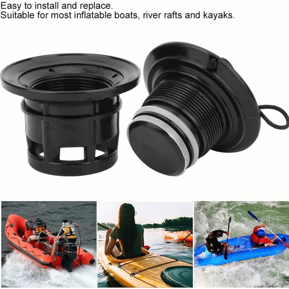 For Inflatable For Stand Up Paddle Board For KAYAK and Raft Air Valve with 8 Teeth Rotary Mechanism for Reliable Operation