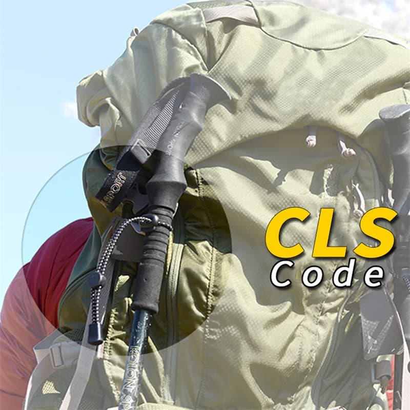 2pcs Backpack Walking Stick Holder Trekking Hiking Pole Fixing Tie Cord Rope Outdoor Sports Small Tools Camping Mountain Tool