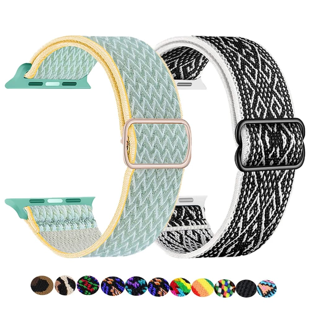 Cinturino in Nylon per cinturino Apple watch 44mm 45mm 41mm 40mm 49mm 42mm accessori pulseira bracciale correa iwatch series 8 7 SE 6 5 4 3