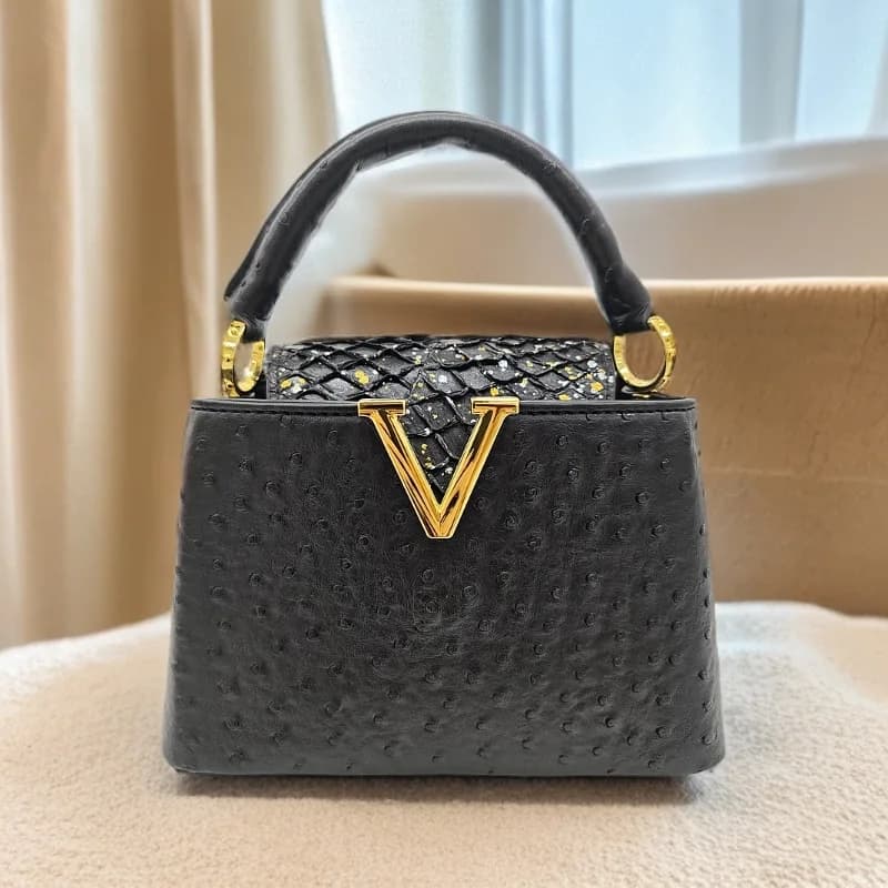 Borsa fasciatoio classica alla moda di Parigi, elegante borsa a tracolla in pelle da donna, borsa tote grande di design minimalista e di tendenza