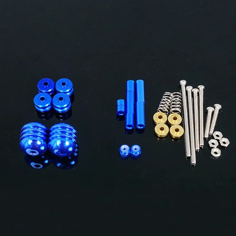 Four-wheel Drive Aluminum Alloy Titanium Shaft Pendulum Middle Wing Shock Absorption Upgrade and Modification Kit Series