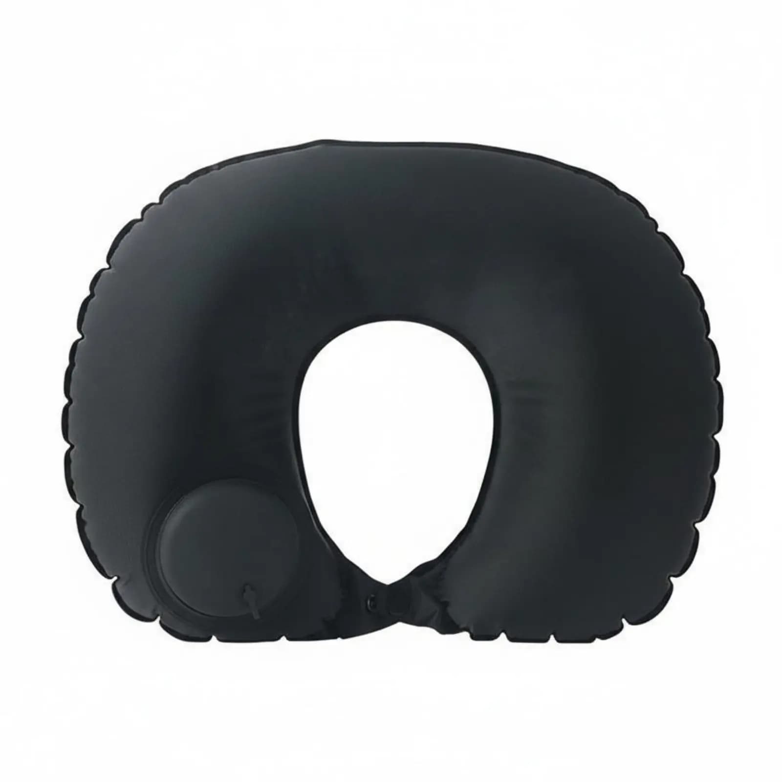 Set di 4 Cuscini Gonfiabili a Forma di C, Leggeri, Gonfiabili a Pressione, Cuscino da Viaggio per Supporto del Collo, Pieghevoli