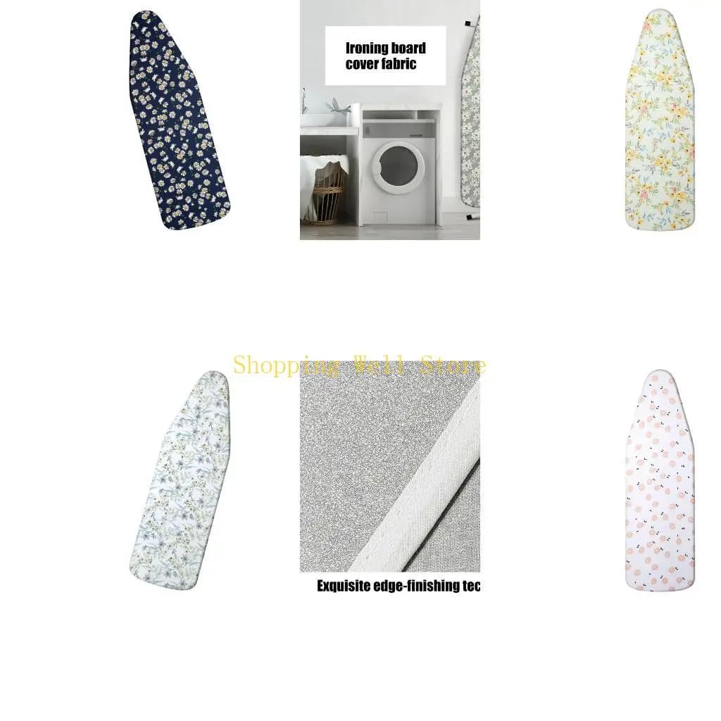 KX4B Ironing Board Cover 70x45cm Easy to Install Washable Fabric Board Protector Case