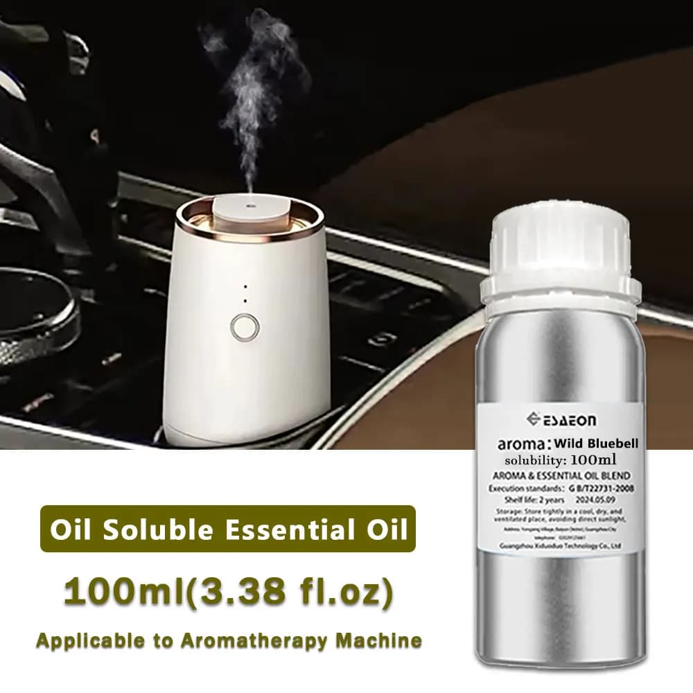 ESAEON 100ml (3.38 fl.oz) Olio Essenziale Wild Bluebell Ritz-Carlton, per Tutti i Diffusori Senza Acqua, Macchine per Aromaterapia, Aromaterapia con Bastoncini
