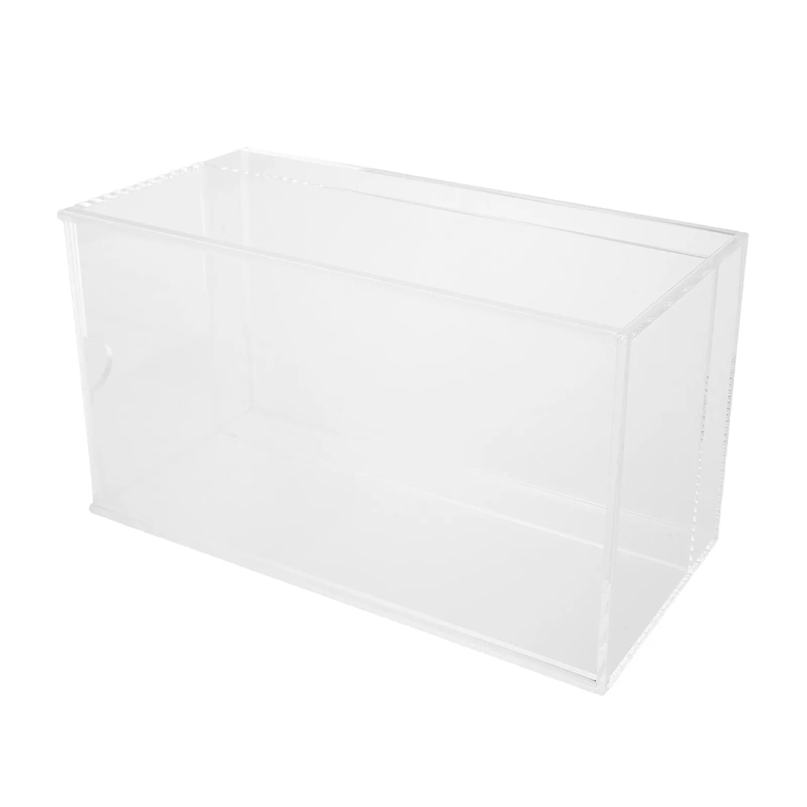 Acrylic Case for Mahjong Tiles Holder Only Storage Boxes Empty Transparent Game Carrying American
