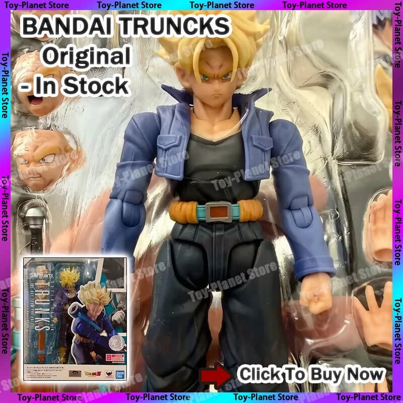 Autentica Action Figure Bandai Tamashii Nations Super Saiyan Future Trunks SHF, Giocattolo da Collezione Dragon Ball Disponibile