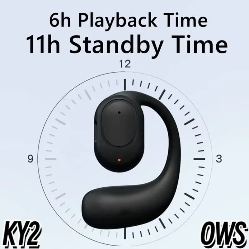 Wireless Headphones Bluetooth Headset With Microphone Bone Conduction Handsfree Noise Canceling Earphones For Driving Audifonos