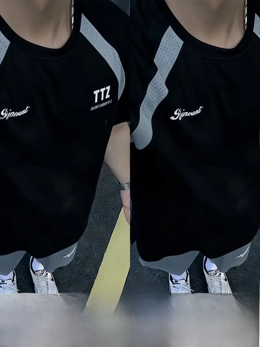 T-shirt da allenamento da basket stile americano da uomo a maniche corte in seta ghiaccio ad asciugatura rapida traspirante, abbigliamento sportivo estivo alla moda per giovani