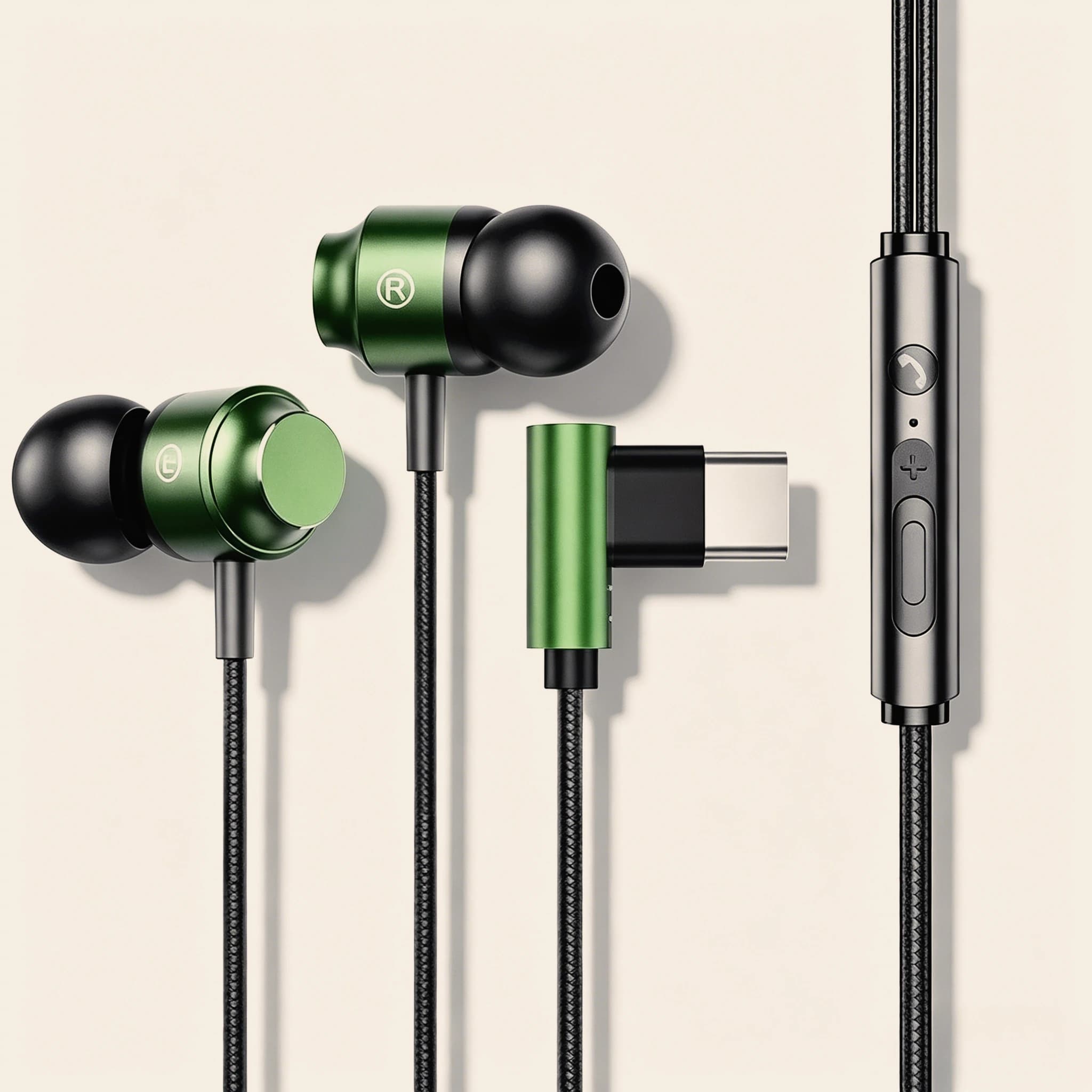 Auricular wired with digital chip 3.5mm AUX/Type C 9D HIFI In-ear gaming heads for heavy bass for Samsung Huawei Xiaomi OPPO iPad PC MP3