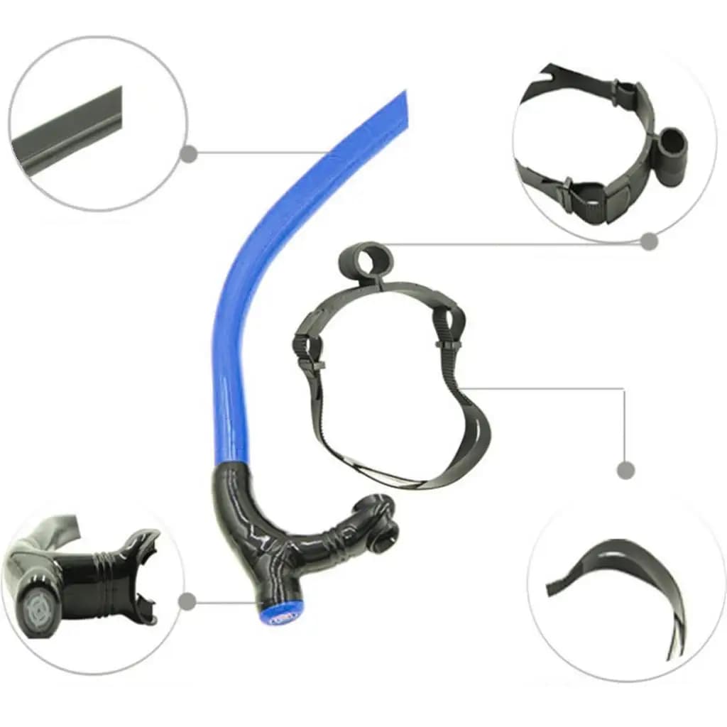 Free Dive Silicone Swimming Snorkel Purge Valve Tube Attachment for Pool and Open Water Training