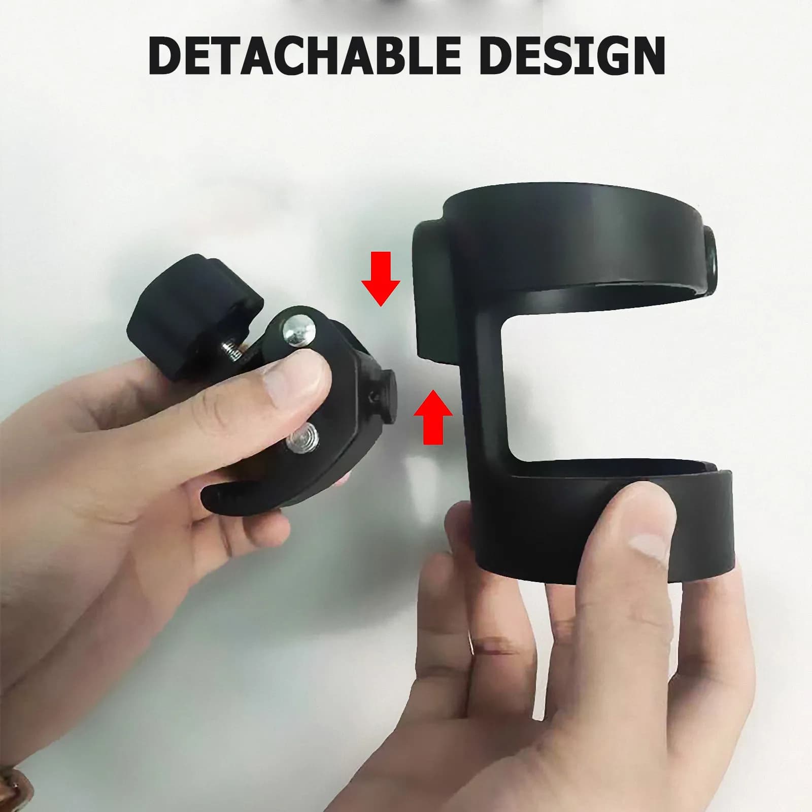 2Pcs Stroller Cup Holder Premium Plastic Bottle Rack for Baby Cart Trolley Buggy Easy Installation No Burrs Safe Smooth Design