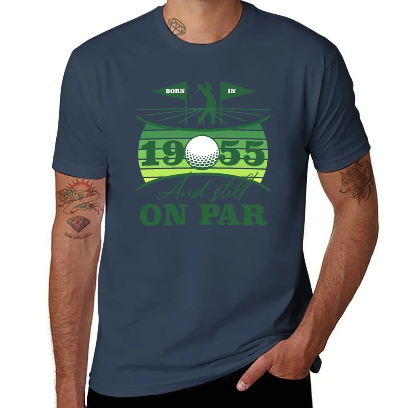 T-shirt divertente per il 70° compleanno del 1955, taglia grande, t-shirt casual estiva