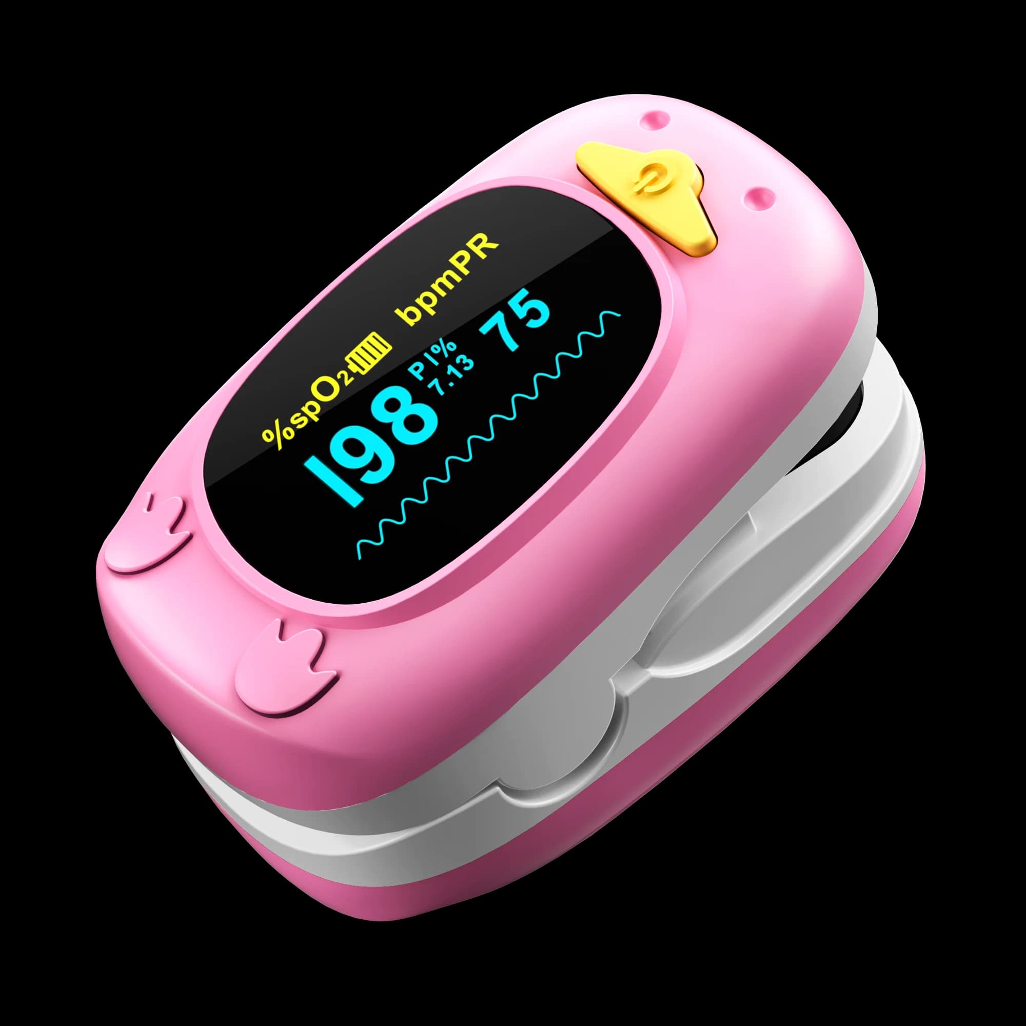 HealthTree Baby Portable Pulsossimeter SpO2 Medical Health Monitor Night Detector SpO2 PI Children's Control