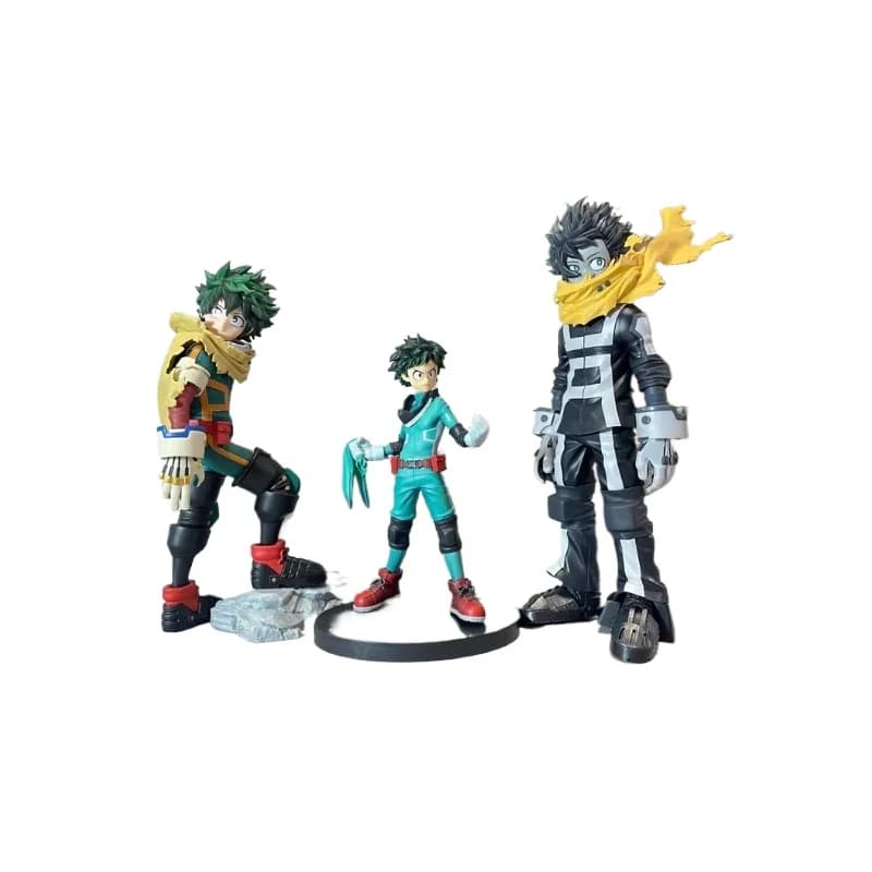 Bandai Banpresto My Hero Academia 26 cm Midoriya Izuku Midoriya18cmOchaco Merchandise Action Figures Giocattoli per bambini Regali di compleanno
