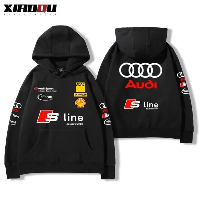 Audi Audi RS Performance Racing Peripheral Hooded Sweater Men's and Women's Tops Versatile Trendy Streetwear