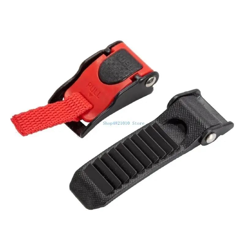 T3LF plastic helmet clip speed strap undergoing quick release button bicycle tear buckle
