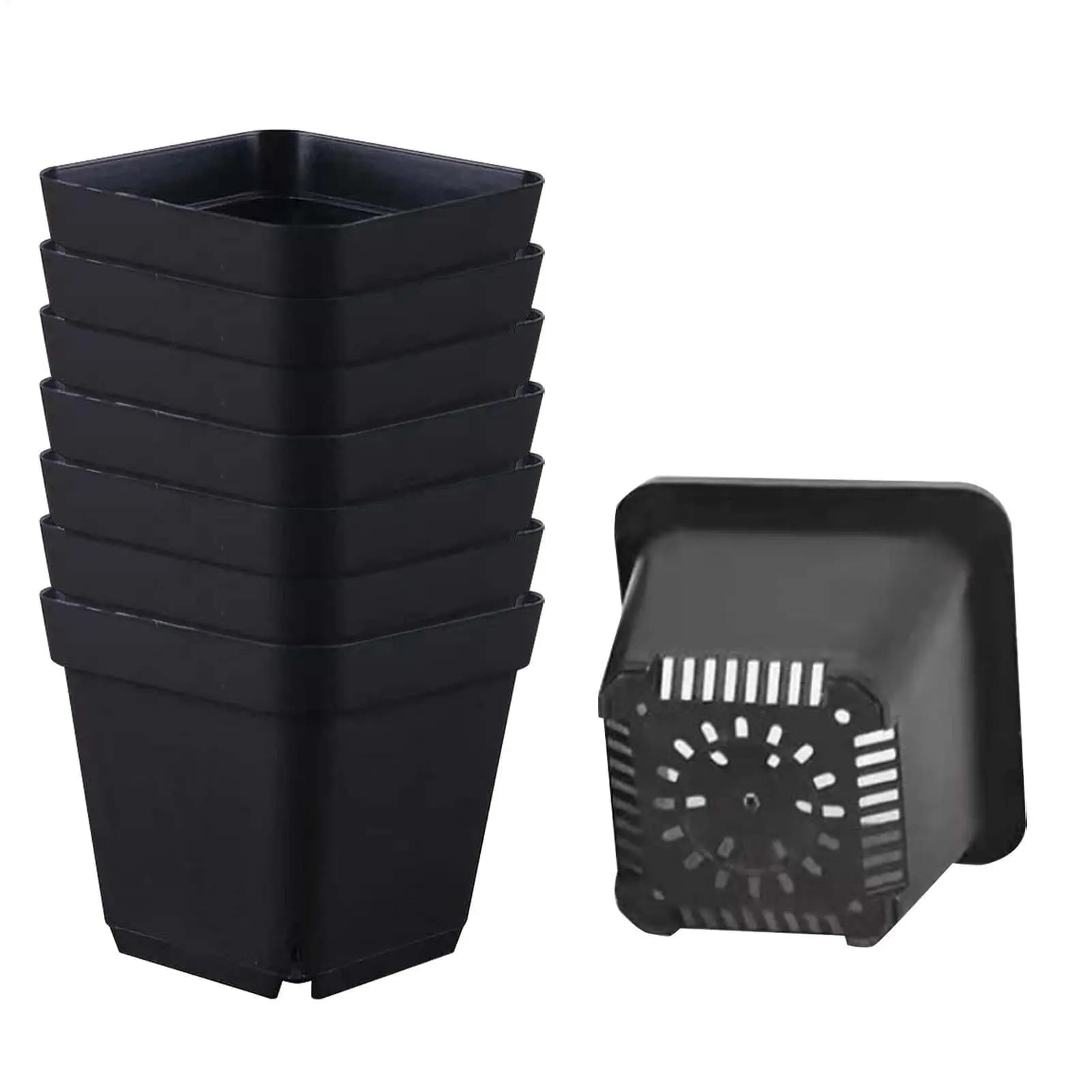 Vasi per piantine 100 pezzi Semina Vaso per vivaio Pianta morbida Vasi per vivaio Vaso di fiori Scatola per coltivazione in plastica Giardino domestico Accessori per piantare