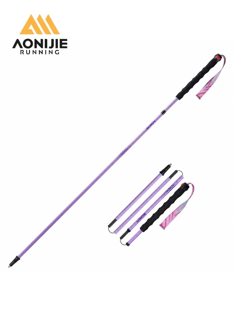 AONIJIE E4250 Women T800 Carbon Fiber Trail Running Poles Ultralight Folding Trekking Poles Professional Hiking Sticks Female