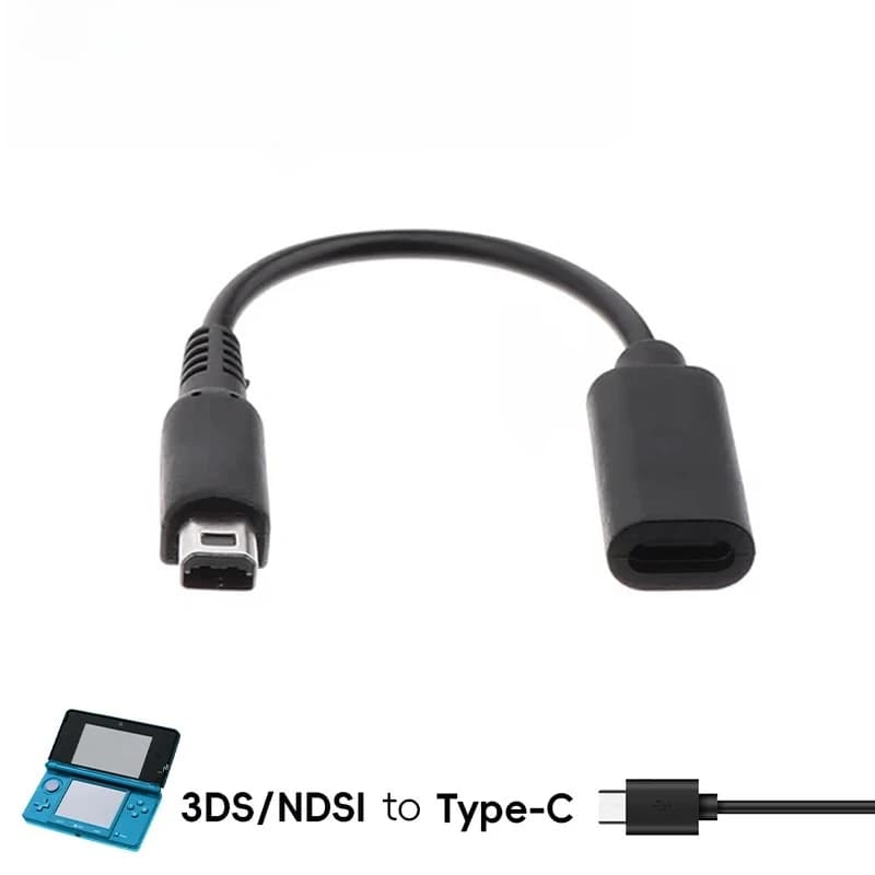 DATA FROG Type-C charging cable for 3DS, DSI 2DS console power cord New 3DS XL LL