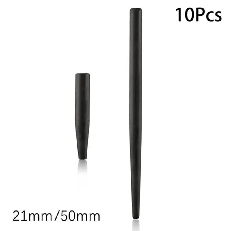 10pcs Tungsten Anti Sleeves Hair Carp Rig Hooklink Snap Swivels Method Feeder Fishing Carp Coarse Accessories