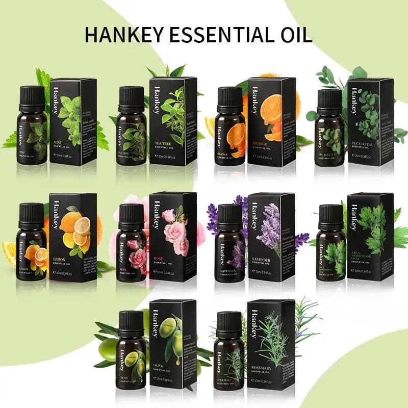 12 Essential 10ml Oil Armours for Air Humidifier Oil Scenter Hydrosoluble for Home Lavender Vanilla Orange