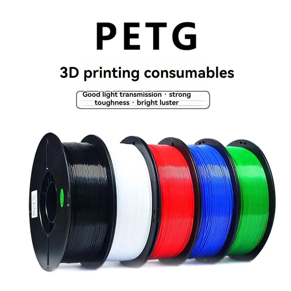 Filamento PLA Standard per Stampante 3D QWE-1.75mm, Bobina da 1kg, Una Bottiglia di Strumento per Stampante 3D Mika3d