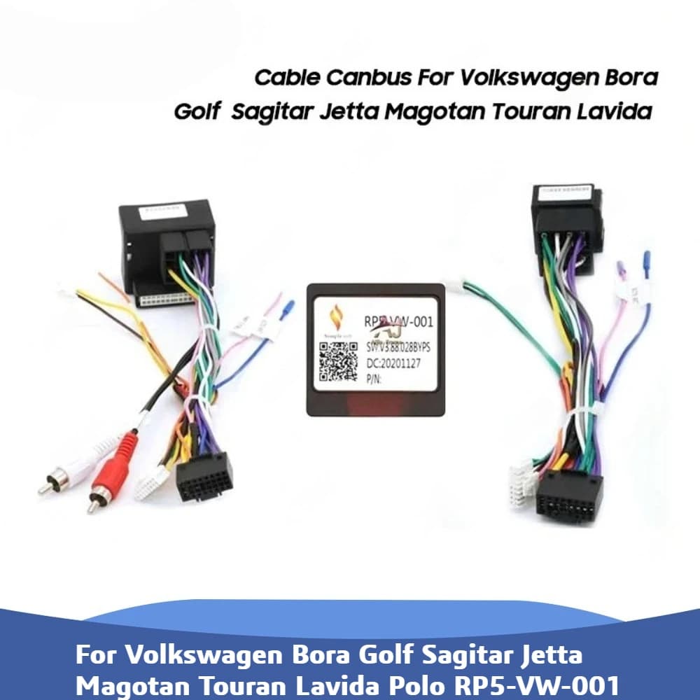 Auto Cablaggio Adattatore Canbus Box Decoder Per Volkswagen Bora Golf Sagitar Jetta Magotan Touran Lavida Polo RP5-VW-001