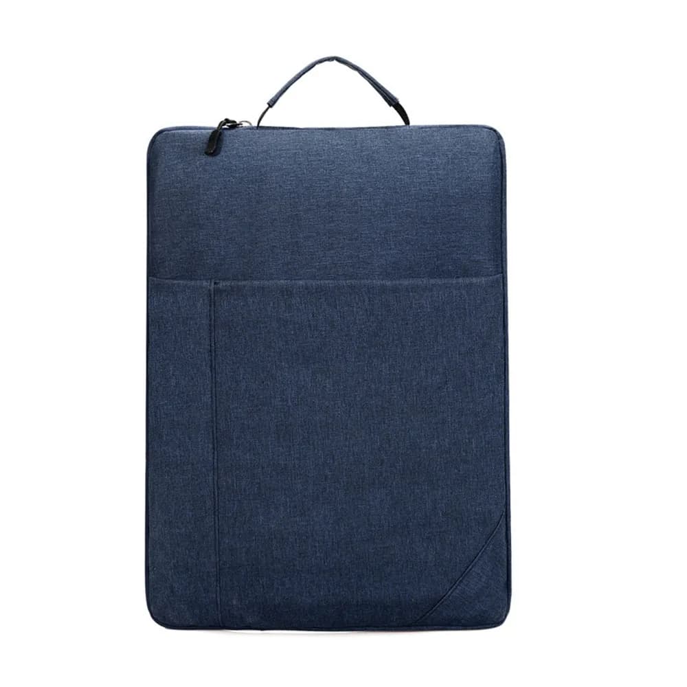 Borsa per laptop in tessuto Oxford resistente, impermeabile, con tasca protettiva, custodia per laptop resistente all'usura, valigetta da viaggio