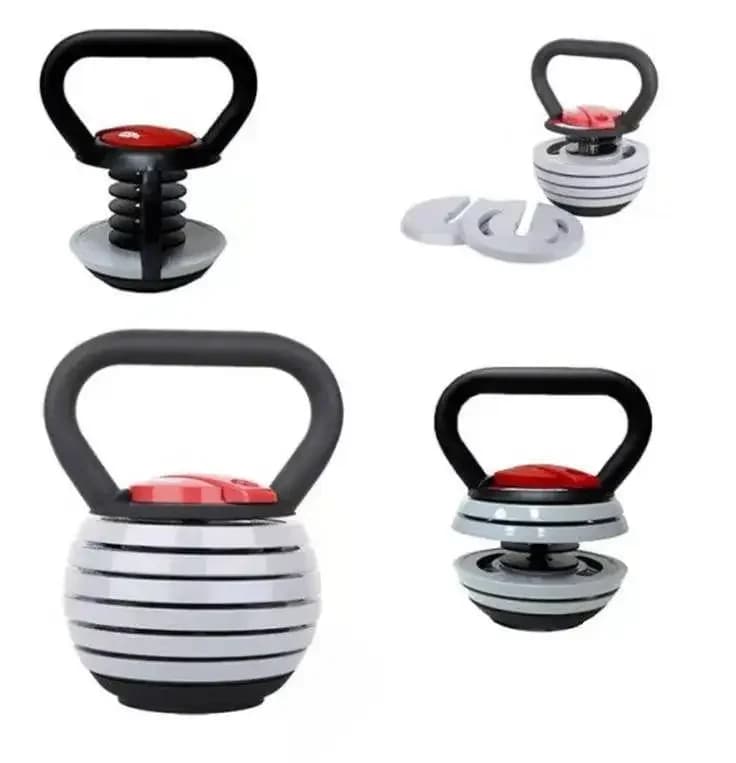 2026 Pronto per la Spedizione, Logo Personalizzato, Manubri per Allenamento della Forza Muscolare, Kettlebell Regolabile