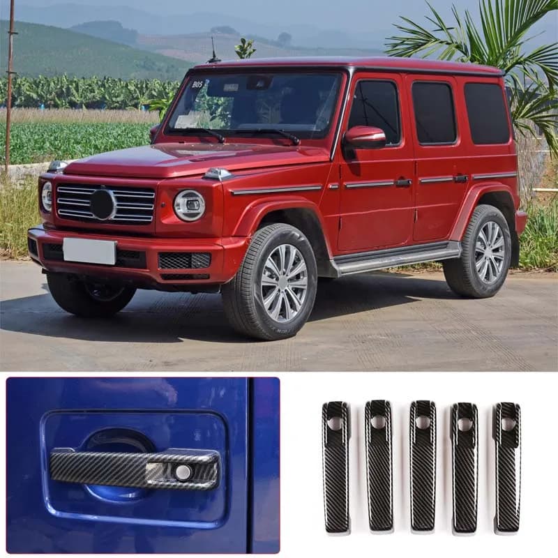 Copertura Adesiva per Maniglia Esterna Auto, Protezione Maniglia per Mercedes Benz Classe G W463 W464 2004-2026 Senza Keyless Go