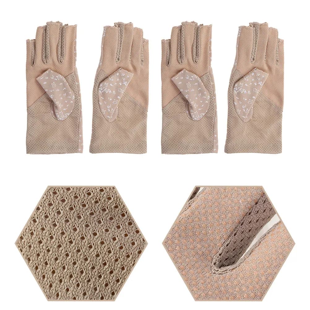 2 paia di guanti da equitazione resistenti al sole, guanti sportivi da equitazione traspiranti e resistenti all'usura, accessori per equitazione