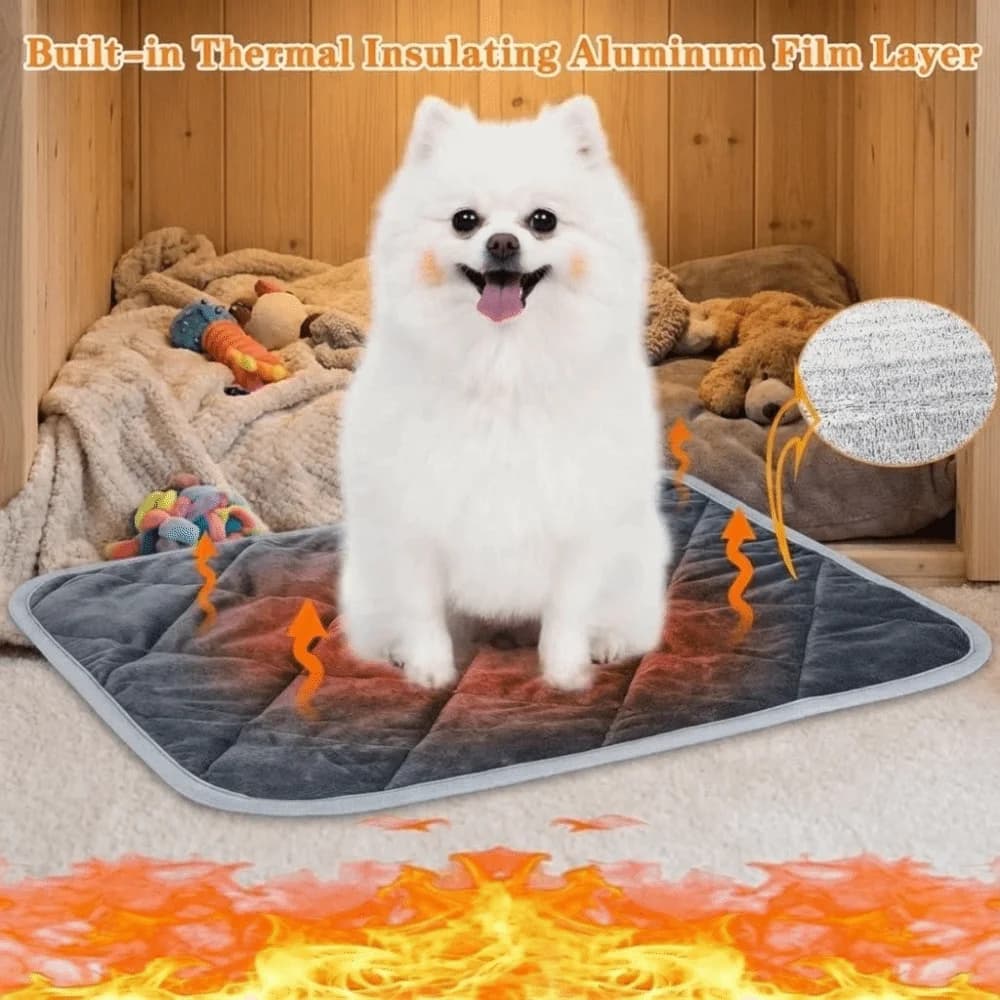 Tappetino per cani autoriscaldante antiscivolo Coperte per dormire pieghevoli per animali domestici Riscaldamento termico Tappetino per animali domestici Autunno Inverno Tappetino per gatti e cani