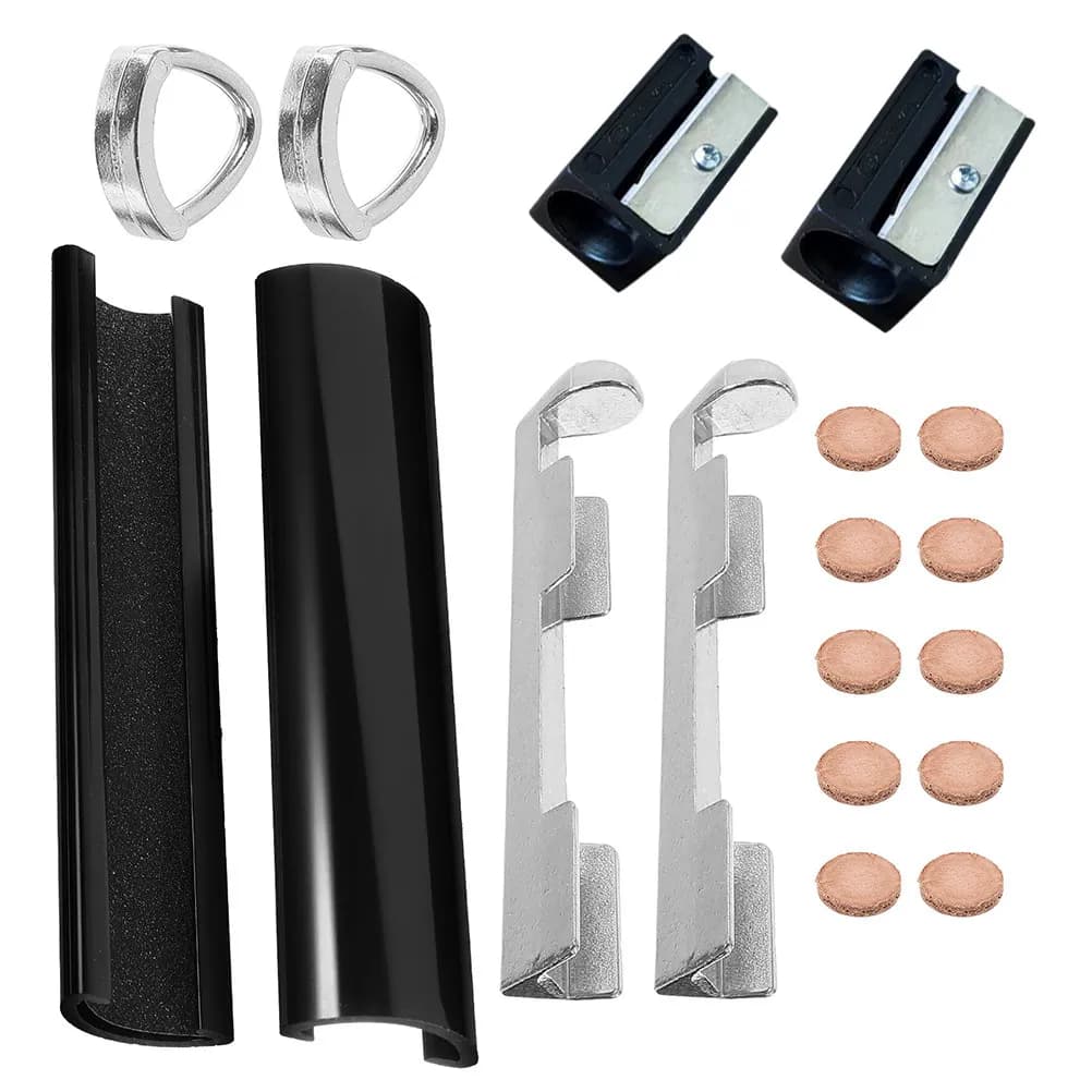 Kit di Riparazione Professionale per Stecche da Biliardo, Strumenti Durevoli in Metallo e Plastica per la Manutenzione delle Punte