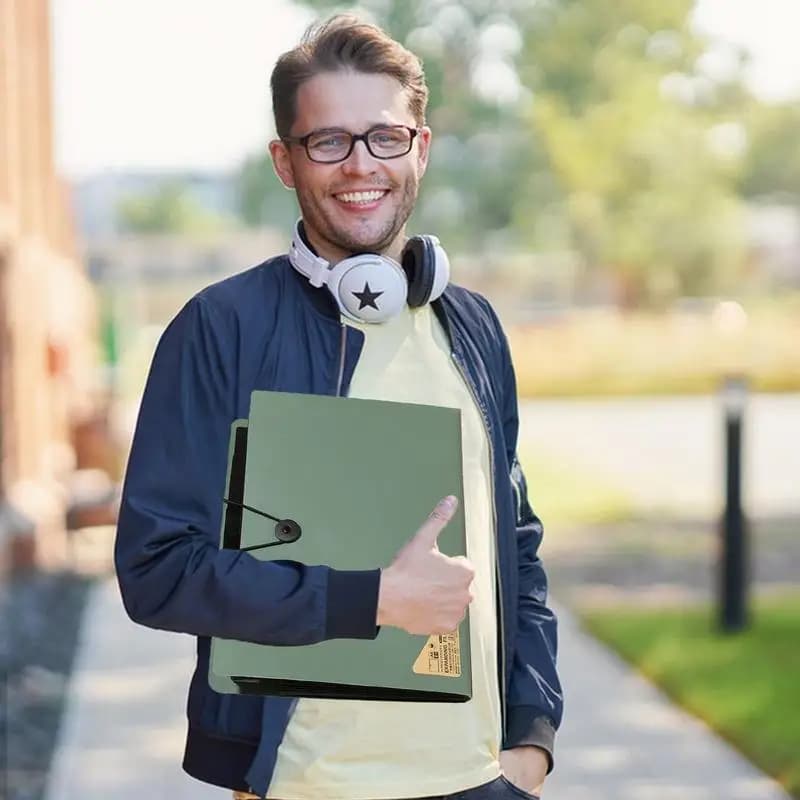 Tasche per file espandibili Cartelle di file a 13 tasche per schedario con etichette Organizzatore di cartelle tascabili per file A4 per schedario